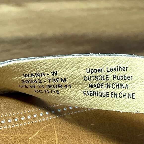 Olukai Sandals Women's Size 11 Wana Flip Flop Thong Flats Slip On Brown Leather - Picture 7 of 8